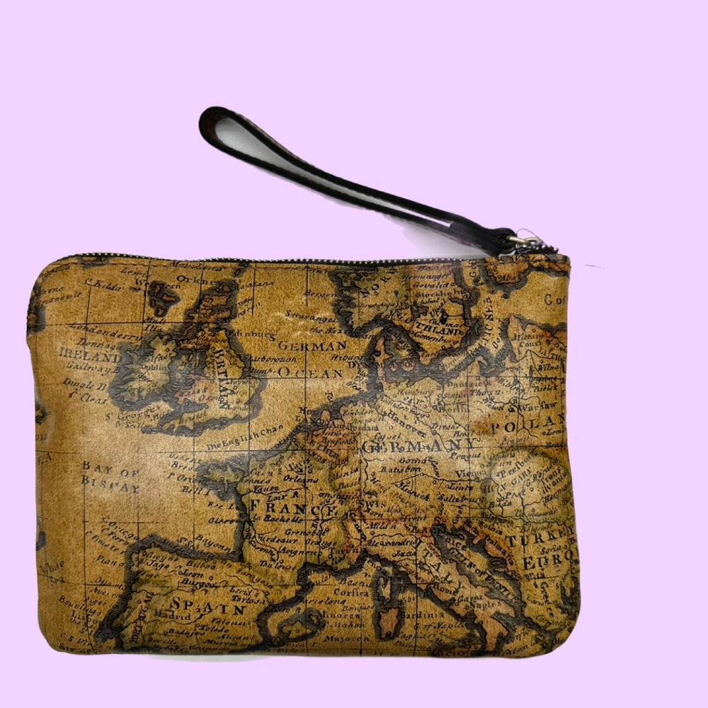 Patricia Nash Cassini Wristlet in European Map